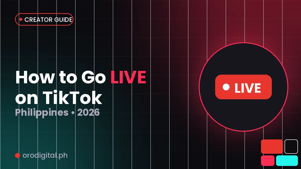 How to Go LIVE on TikTok in the Philippines (2026 Guide)